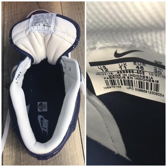 NWT Nike Blazer MID PRM LE Binary Blue M AUTHENTIC - Picture 8 of 8